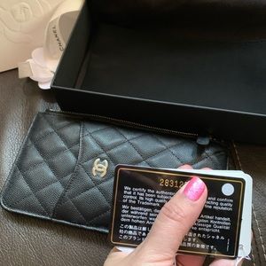 Chanel phone pouch & card holder